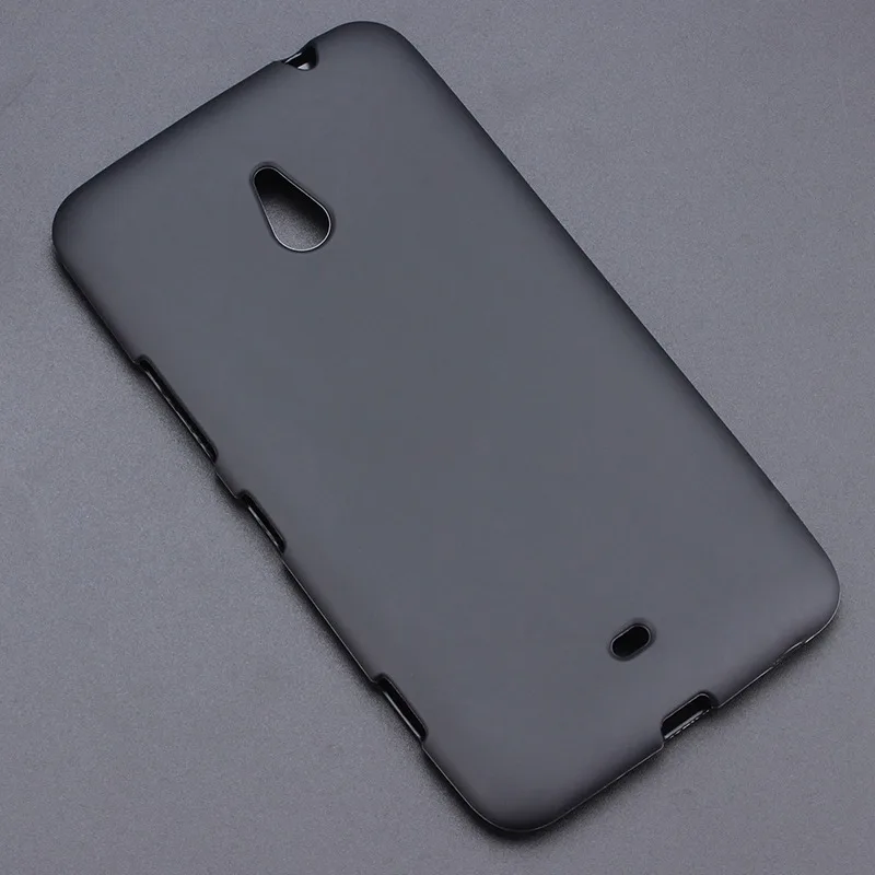Черный гелевый ТПУ тонкий мягкий Противоскользящий чехол задняя крышка для Nokia