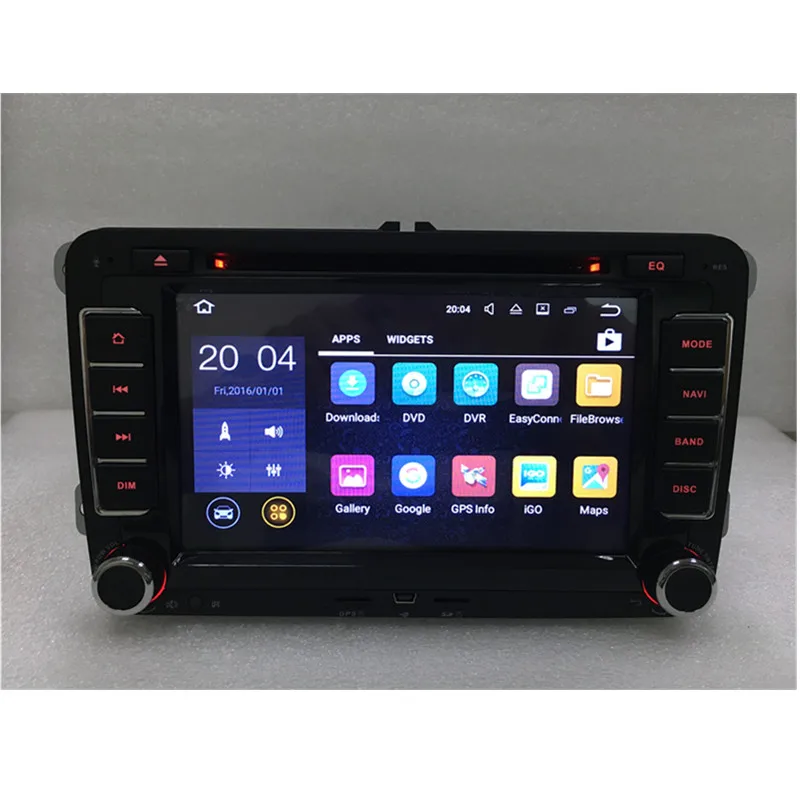 Top RNS 510 2din Android 16 GRAM original OEM For vw Golf 5 6 Jetta Mk5 Mk6 Passat CC Tiguan polo  Eos sharan 3G wifi  bluttooth 1