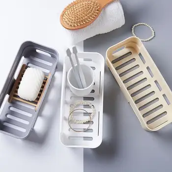 

AIHOME Washstand Punch-free Storage Rack Wall-mounted Kitchen Toilet Storage Rack Bath Towel Shelf Home decor Free shipping