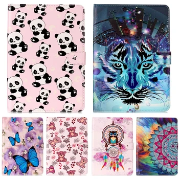 

For Samsung Galaxy Tab E 8.0 T377 T375 T377V Tablet Case Cover 8 inch Panda print PU Leather Wallet Cases For Samsung SM-T377