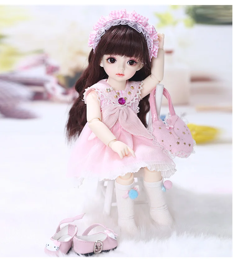 Имбирь Miadoll BJD SD куклы 1/6 модель тела ребенка полный набор с волосами Одежда Обувь Аксессуары шарнирная кукла