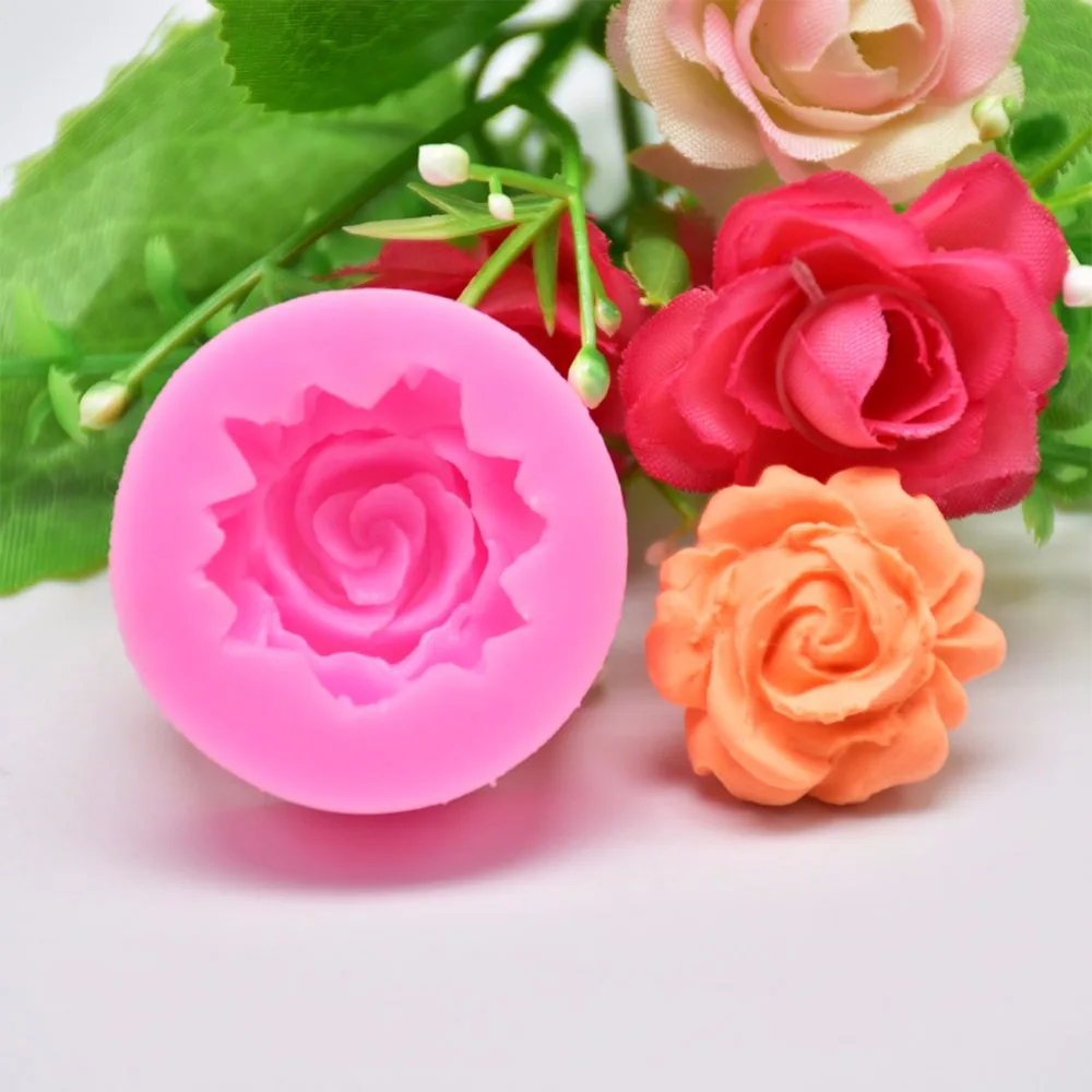 

3D Rose Flowers silicone mold Cake Chocolate Mold wedding Cake Decorating Tools Fondant Sugarcraft Cake Mold