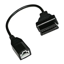 OBD2 OBD 2 кабель для Honda 3 Pin OBD2 16 Pin свинцовый кабель автомобильный диагностический удлинитель инструмент