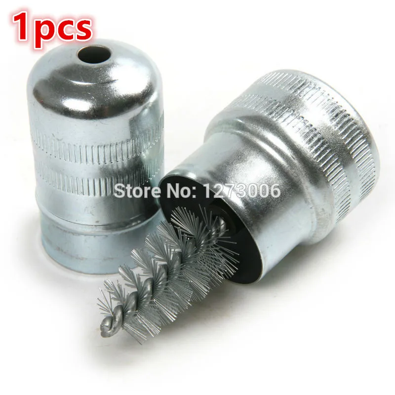 Buy 1pcs Silver Mini Battery Pile Head Cleaner Battery