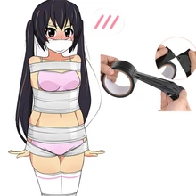 Static Bundling Adhesive Tape Wordless Adhesive Tape Sex Bondage Gear Flirting Products For Couple Adult Sex Toy
