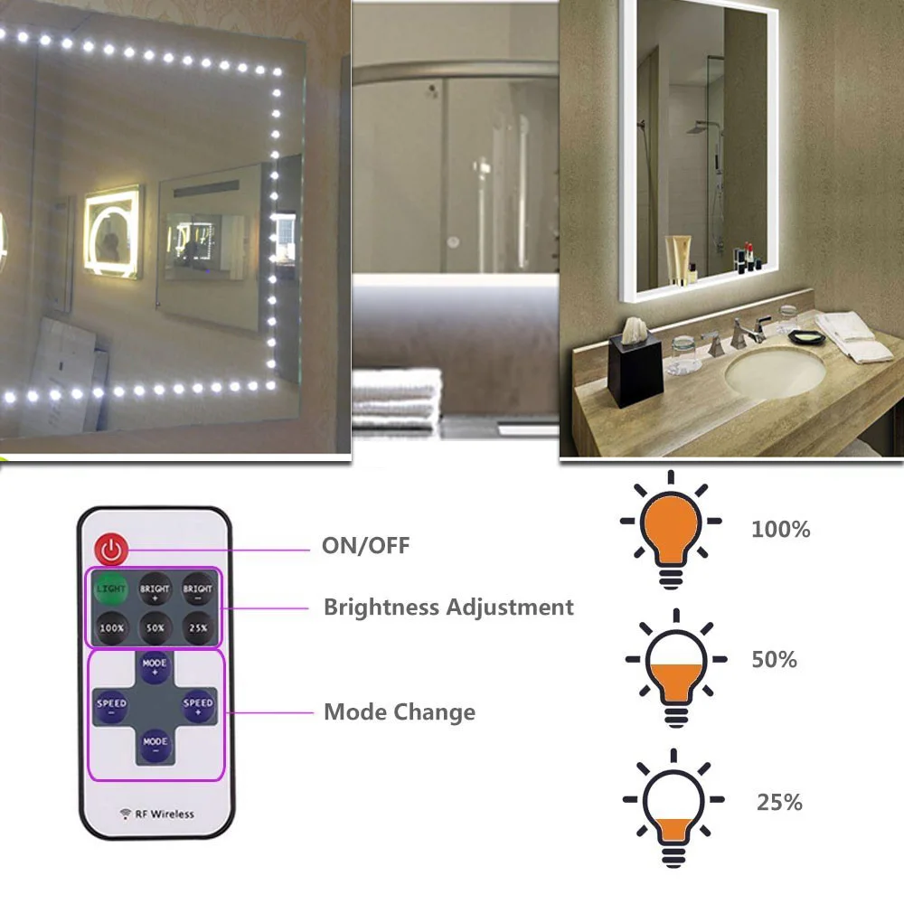 5 дюймов 60leds не водонепроницаемый RGB светодиодные полосы света DC12V Гибкие