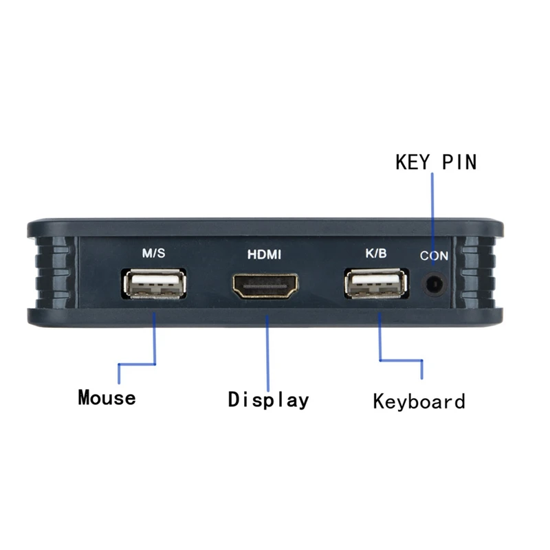 2 Порты и разъёмы HDMI KVM переключатель с кабели EL-21UHC