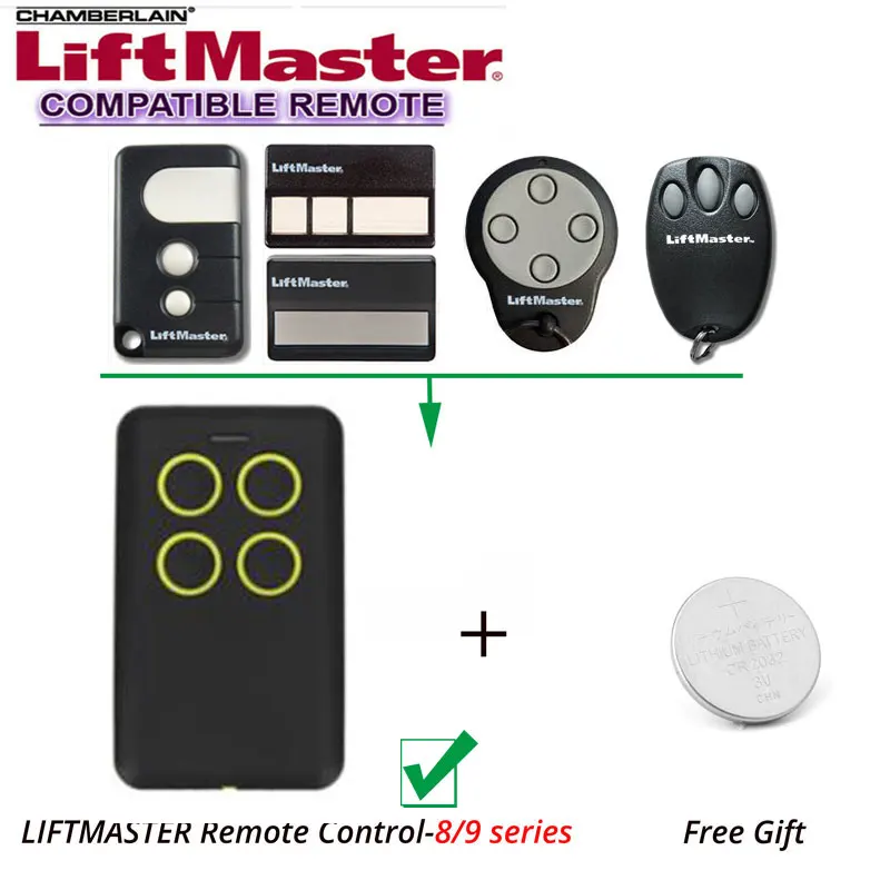 

LIFTMASTER CHAMBERLAIN MOTORLIFT GENIE GENIUS Rolling Code Remote Transmitter Clone /Duplicator 280MHz-868MHz