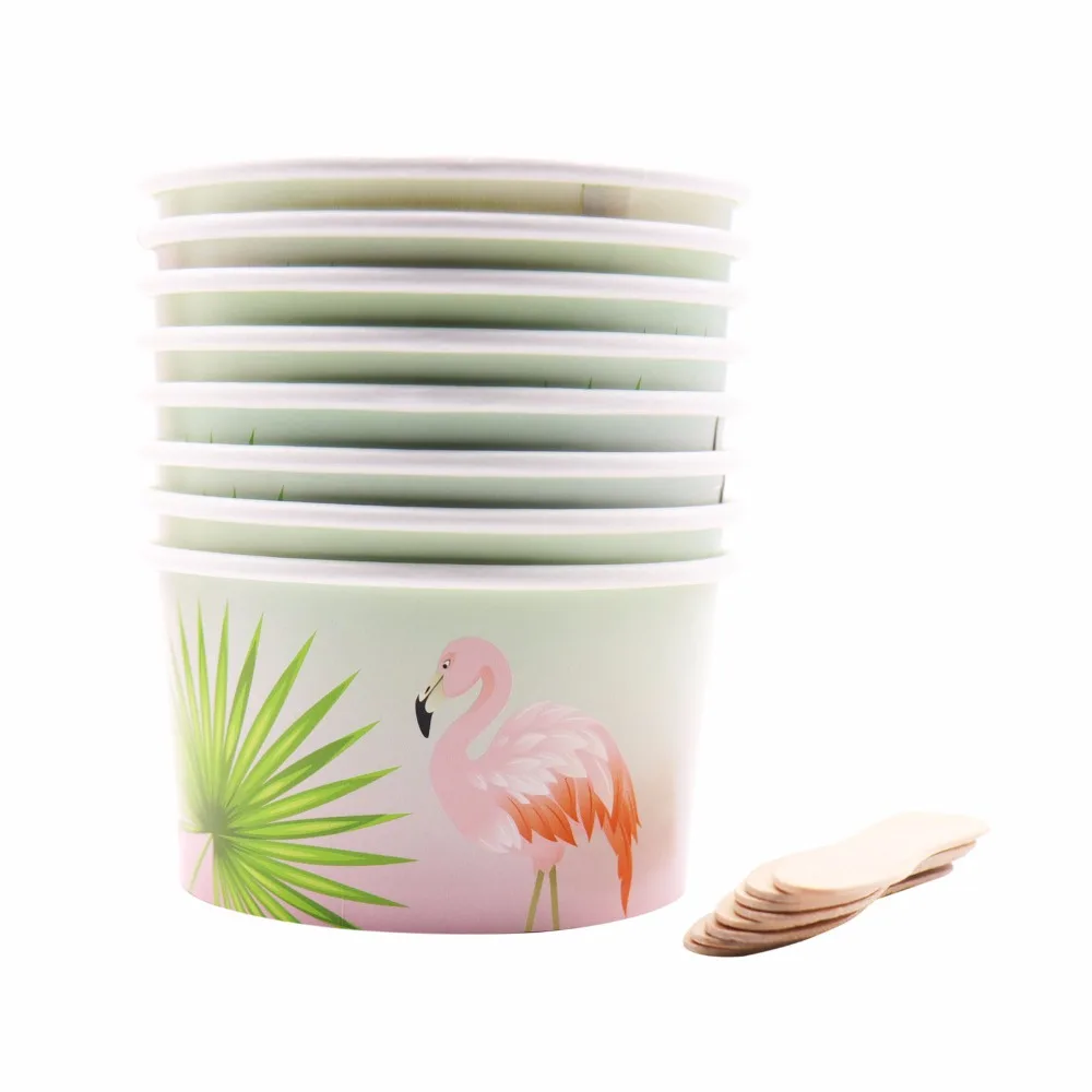 Hawaiian Party Decorations Artificial Flowers Banner Paper Cups Straw Candy Box Flamingo Summer Tropical Party Wedding Decor