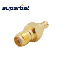 Superbat 5 шт. SMA-MCX адаптер SMA женский Джек MCX Штекер прямой радиочастотный коаксиальный разъем