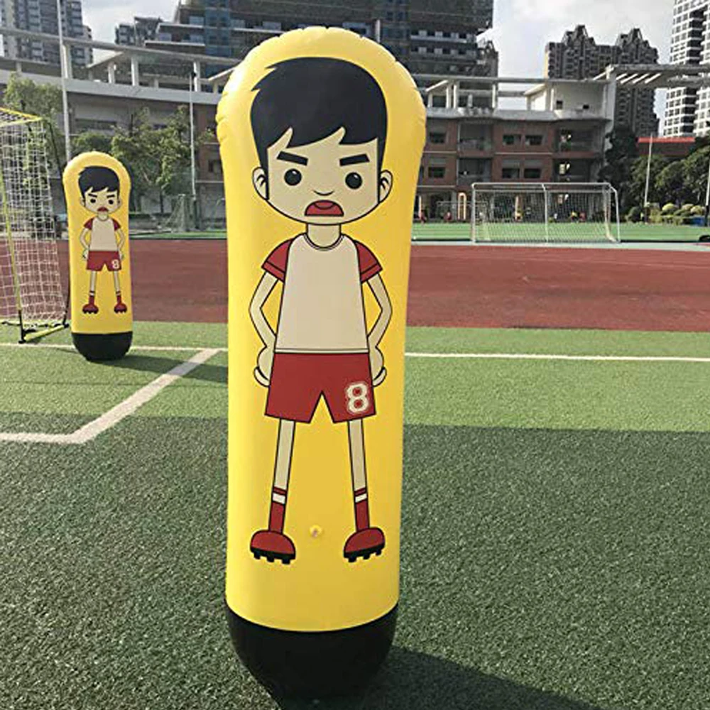 

New 1.6m Adult Inflatable Football Training Goal Keeper Tumbler Air Soccer Train Dummy Tool PVC Inflatable Tumbler Wall