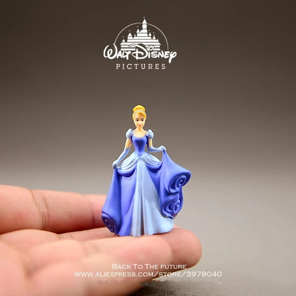 Disney Золушка Принцесса мультфильм 4 5 см мини кукла фигурка аниме коллекция