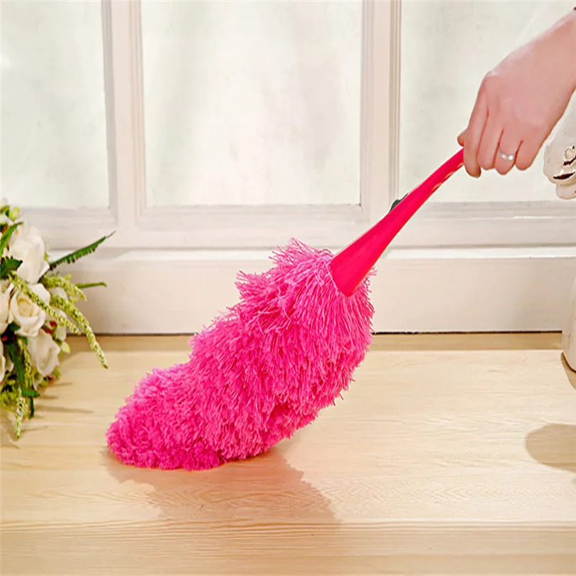 Household Dust removal Chenille Dust cleaner Magic Soft Microfiber Cleaning Duster Dust Cleaner Handle Feather Static Anti (4)