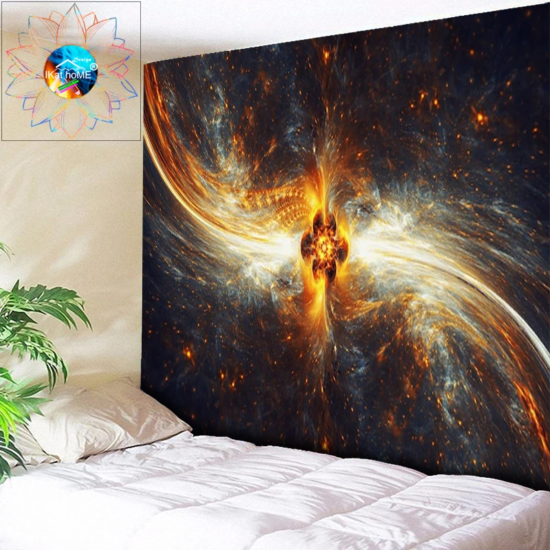 Galaxy Decoracion хиппи Toalla Плайя стрэнддоек абстрактное искусство психоделический гобелен настенный Мандала настенный тканевый Коврик для йоги