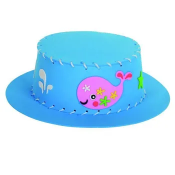 

DIY Handmade EVA Hat Multicolored Knitted Cap Kit Kids Craft Educational Toy Children Handmade Handicraft Learning Model 972834