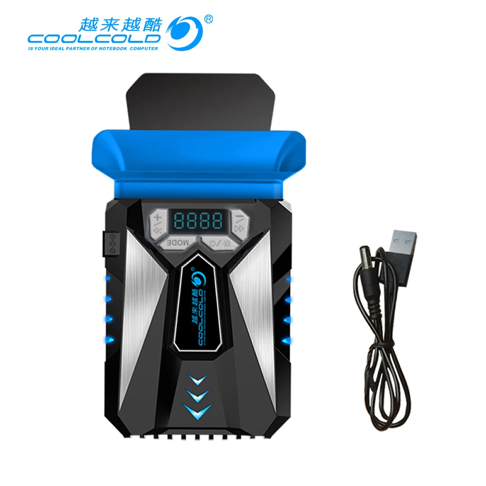 

CoolCold Ice Magic 5 Universal Performance Suction Type Portable USB Laptop Notebook Fan Turbo Radiator Ultra Silent Cooling Fan