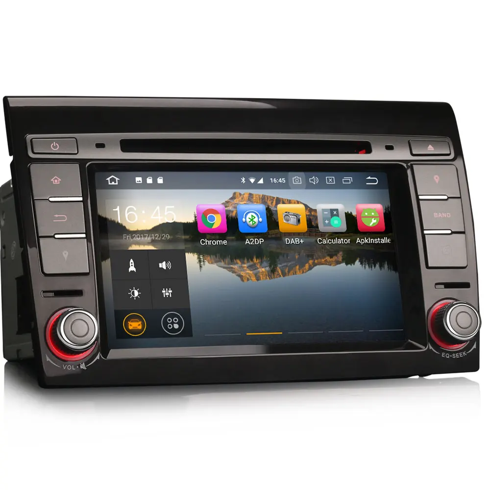 Clearance Erisin ES7871F 7" Android 8.0 Octa core 4G RAM Car DVD GPS Radio DVR DAB+ DVD For FIAT BRAVO 2