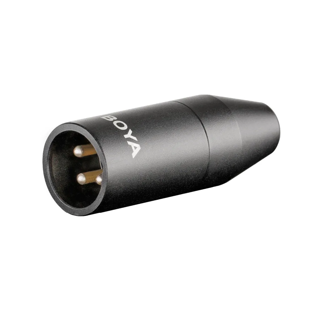 BOYA 35C-XLR 3,5 мм(ТРС) мини-джек Женский микрофон адаптер для 3-pin XLR Штекерный разъем для sony видеокамеры регистраторы и смесители