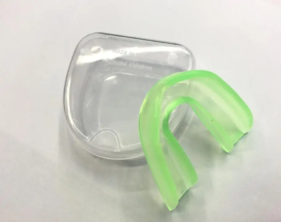 6,8*5,5 см экологичный пищевой EVA защита зубов бокс мундштук зуб протектор держатель с коробкой