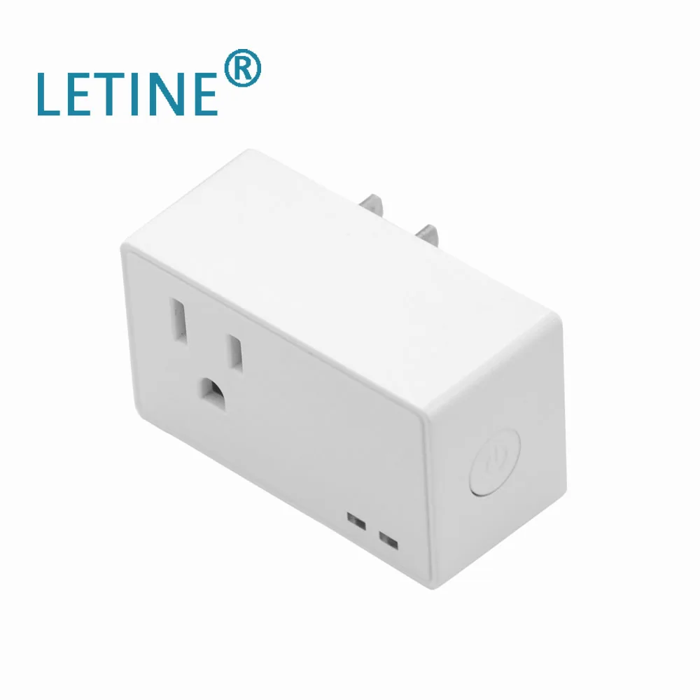 

Letine WIFI Smart Socket for APP Alexa Google Assistant US Plug By Smartphone for Android
