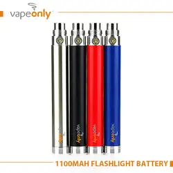 Оригинальный vapeonly эго USB фонарик батареи 1100 мАч с фонариком режим и низкого напряжения защиты e-сигареты VAPE эго USB батареи