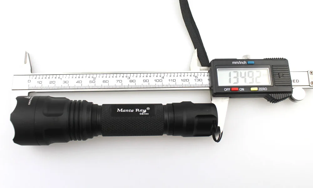 Manta Ray мини C8 CREE XP-L Hi V3 2000lm 2 группы режимов 5 режимов работы+ 3-режимный светодиодный фонарик(1x18650