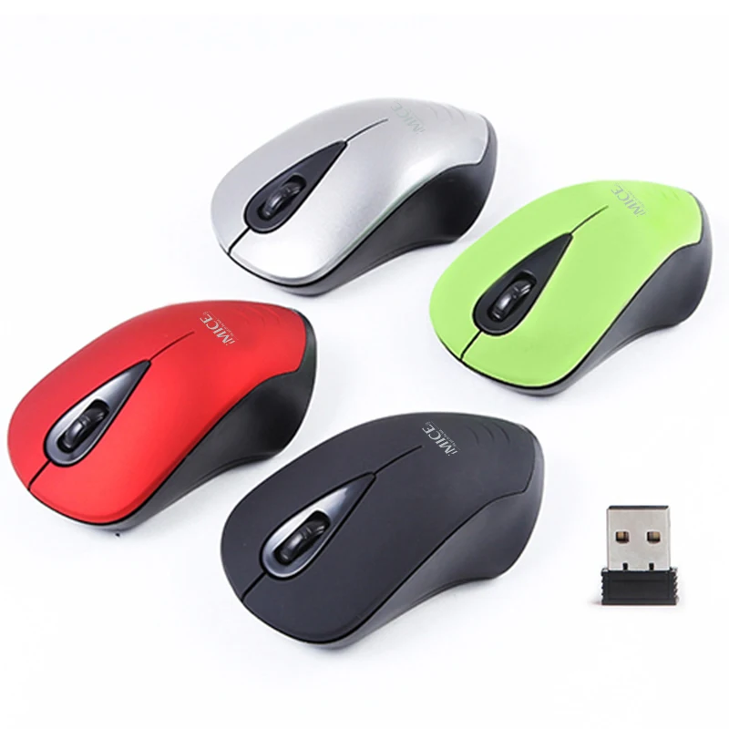 Мини USB беспроводная мышь, оптическая компьютерная мышь, Классическая, 3 кнопки, 2,4G, USB приемник, Ratones, PC, мини геймерская мышь