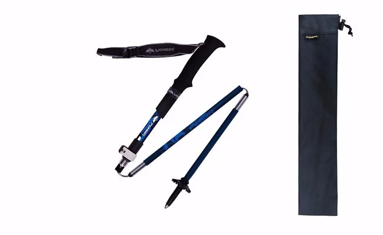 Pólos de Caminhada Lote Par Nordic Trekking Caminhadas Varas Fibra Carbono Alumínio Ajustável Pionee 2 Pçs - 1 7 Esporte e Lazer