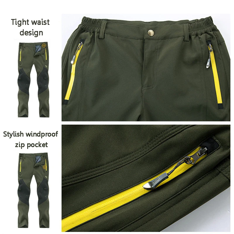 Pantalones de invierno súper elásticos para mujer, pantalones de senderismo, pesca, Camping, impermeables, de secado rápido, 2018 nuevos pantalones de senderismo M 5XL Pantalones de invierno súper elásticos para mujer, pantalones de senderismo, pesca, Camping, impermeables, de secado rápido, 2018 nuevos pantalones de senderismo M 5XL
