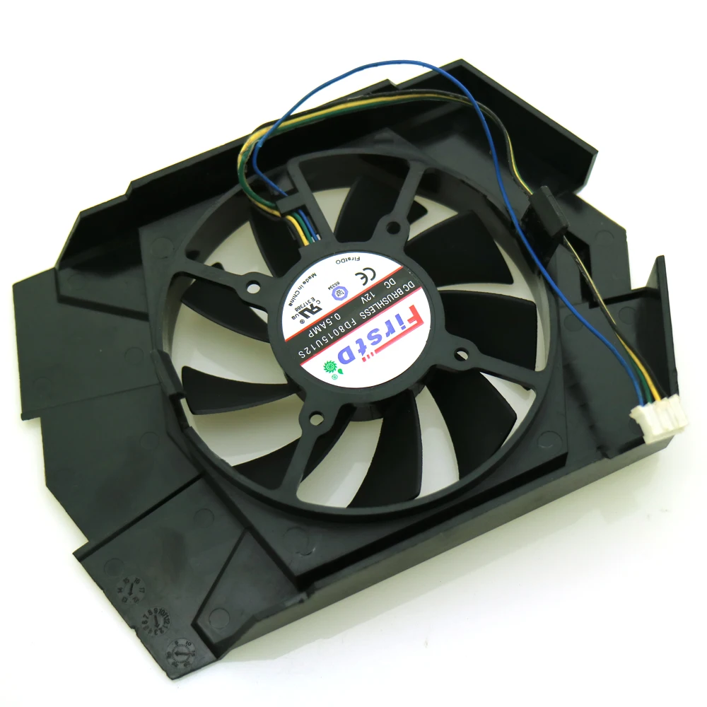 Free Shipping FD8015U12S 12V 0.5A 4Pin 31*31*31*31mm Fan For ASUS GTX750TI Graphics Card Cooler Cooling Fan