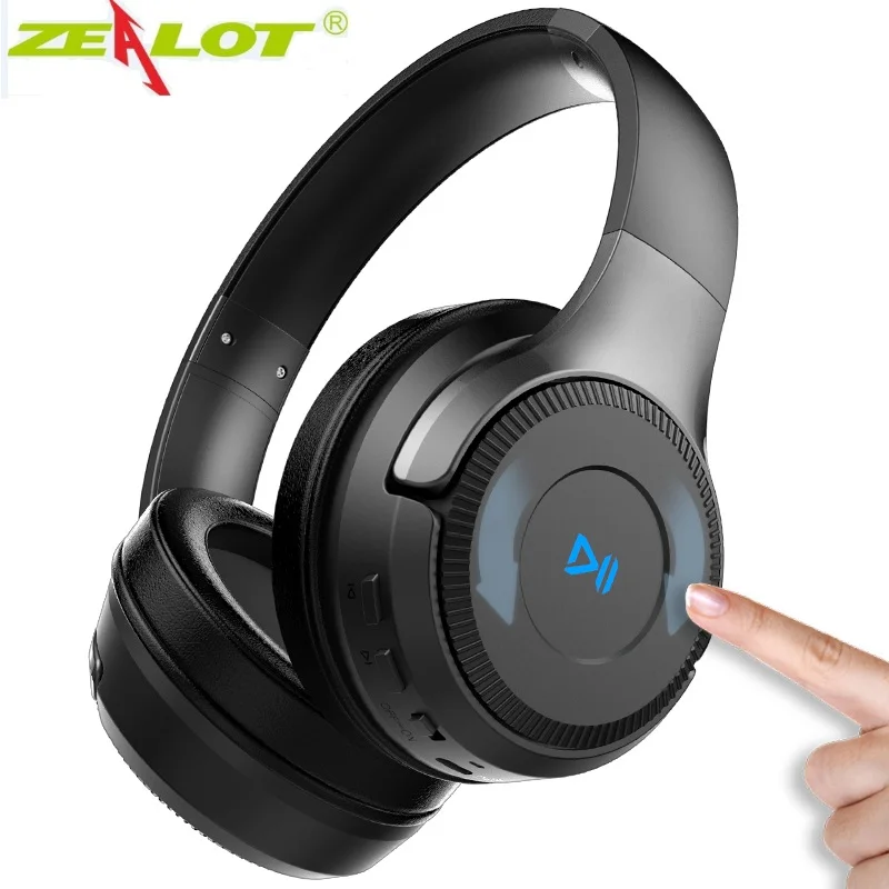 ZEALOT B26T V4.2 Bluetooth наушники стерео беспроводные складные наушники за ухо Встроенный микрофон гарнитура для компьютера, телефона