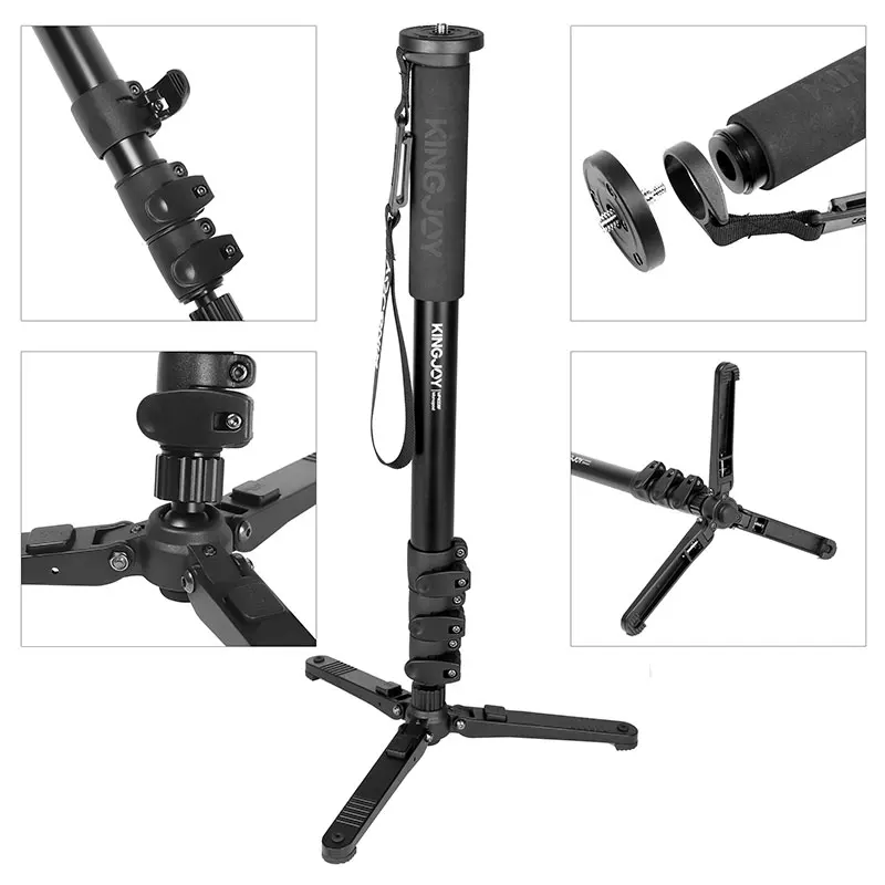 Kingjoy MP4008F + VT 3510 профессиональный монопод Dslr для всех моделей камеры штатив Стенд