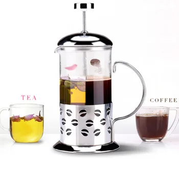 

French press teapot Glass Tea Pot Kettle With Stainless Steel Infuser Filter Tea Jar Jug Home Office Pots Drink Ware Tool 1000ml