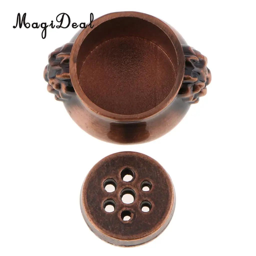 Chinese Lion Head Design Incense Burner Stick Holder Incense Base Plug Home Decoration