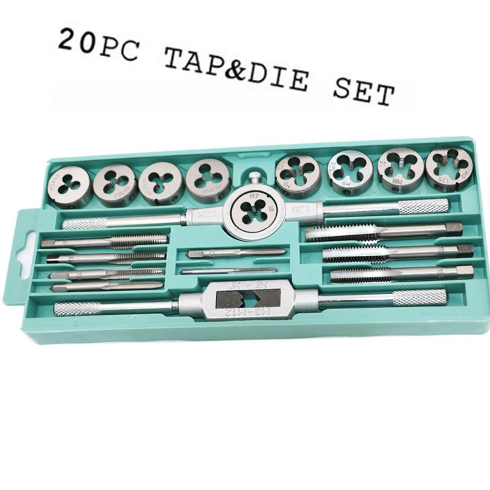 Hand Tools Power, Garden & Hand Tools Taps and Dies Set,110Pcs M2M18 Professional HSS High