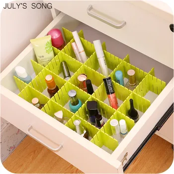 

4pcs/set DIY Grid Drawer Divider Plastic Adjustable Drawer Clapboard Stretch Separator Partition Board Cabinet Storage Organizer