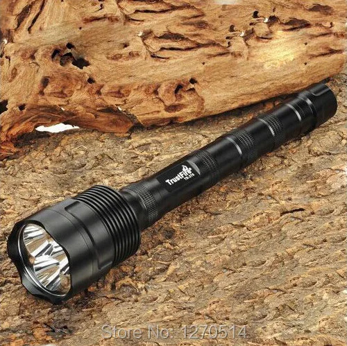 

TrustFire 3T6 3800 Lumens 3 x CREE XM-L T6 5-Mode LED Flashlight waterproof Torch Lamp + Extendable Tube , Free Shipping