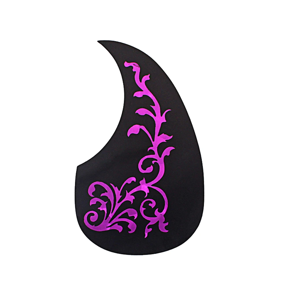 1pc Folk Acoustic Guitar Pickguard Anti-scratch Plate Self-adhesive Pick Guard Sticker Gifts Guitar Pretty Decoration