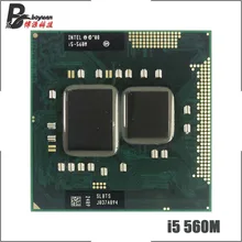 Intel Core i5-560M i5 560M SLBTS 2.6 GHz Çift Çekirdekli Dört Iplik Işlemci işlemci 3W 35W Soket G1/rPGA988A