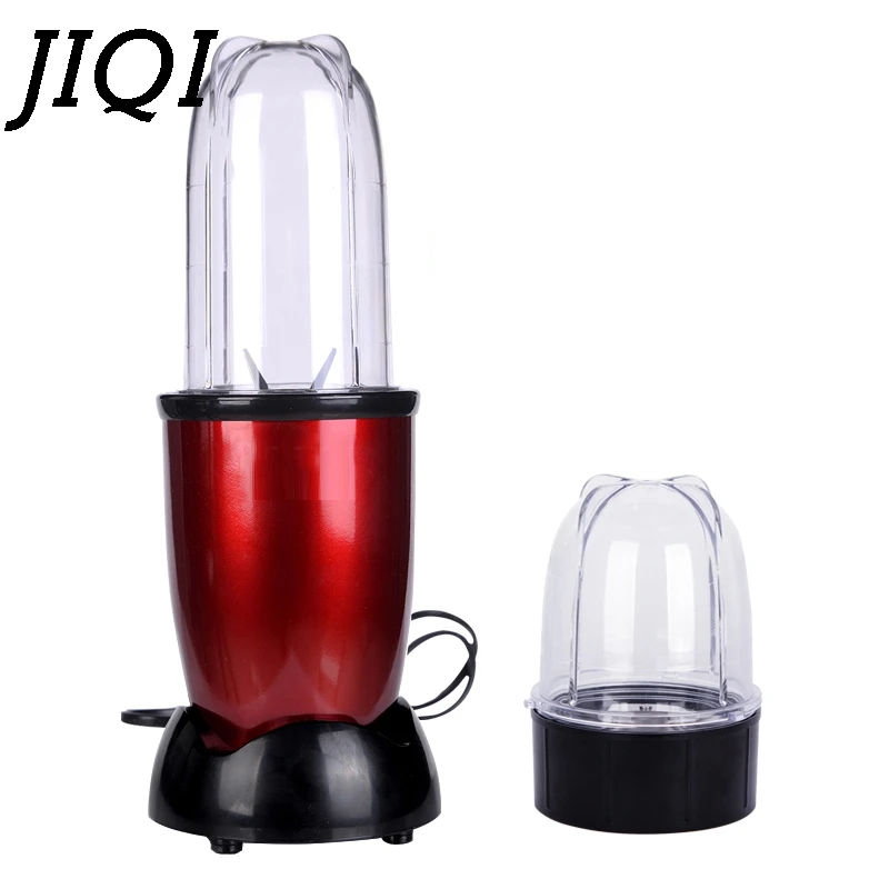 Online Jiqi Mini Portable Electric Juicer Blender Makanan Bayi Milkshake Mixer Penggiling Daging Multifungsi Mesin Pembuat Jus Buah Uni Eropa US