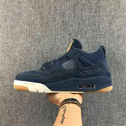 AIR США JORDAN 4 тренажерный зал красный баскетбольные кеды быков гриппа игры университет Синий колледж ОВО белый темно серый для мужчин Спорт