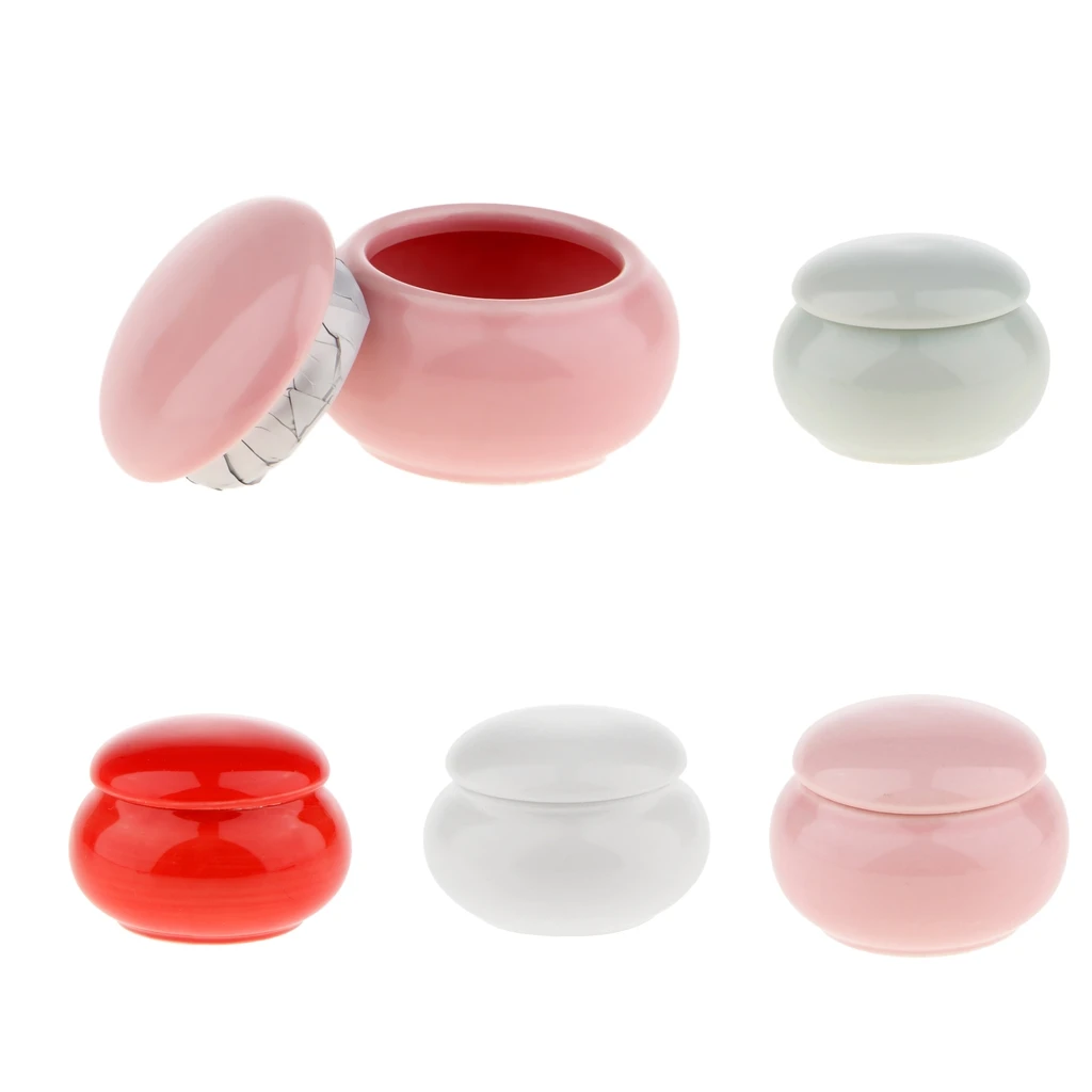 

12ml Empty Ceramics Makeup Contianer Jar Cosmetic Powder Storage Pot