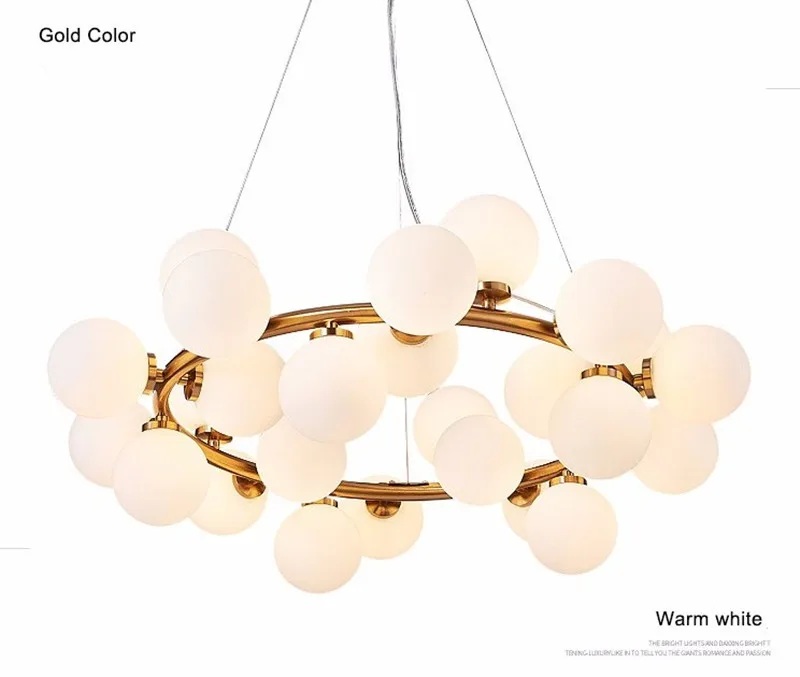 warm white golden lamp fixture