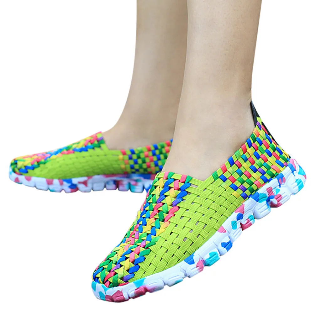 CHAMSGEND/Женская тканевая спортивная обувь в этническом стиле; Модная Удобная Повседневная прогулочная обувь