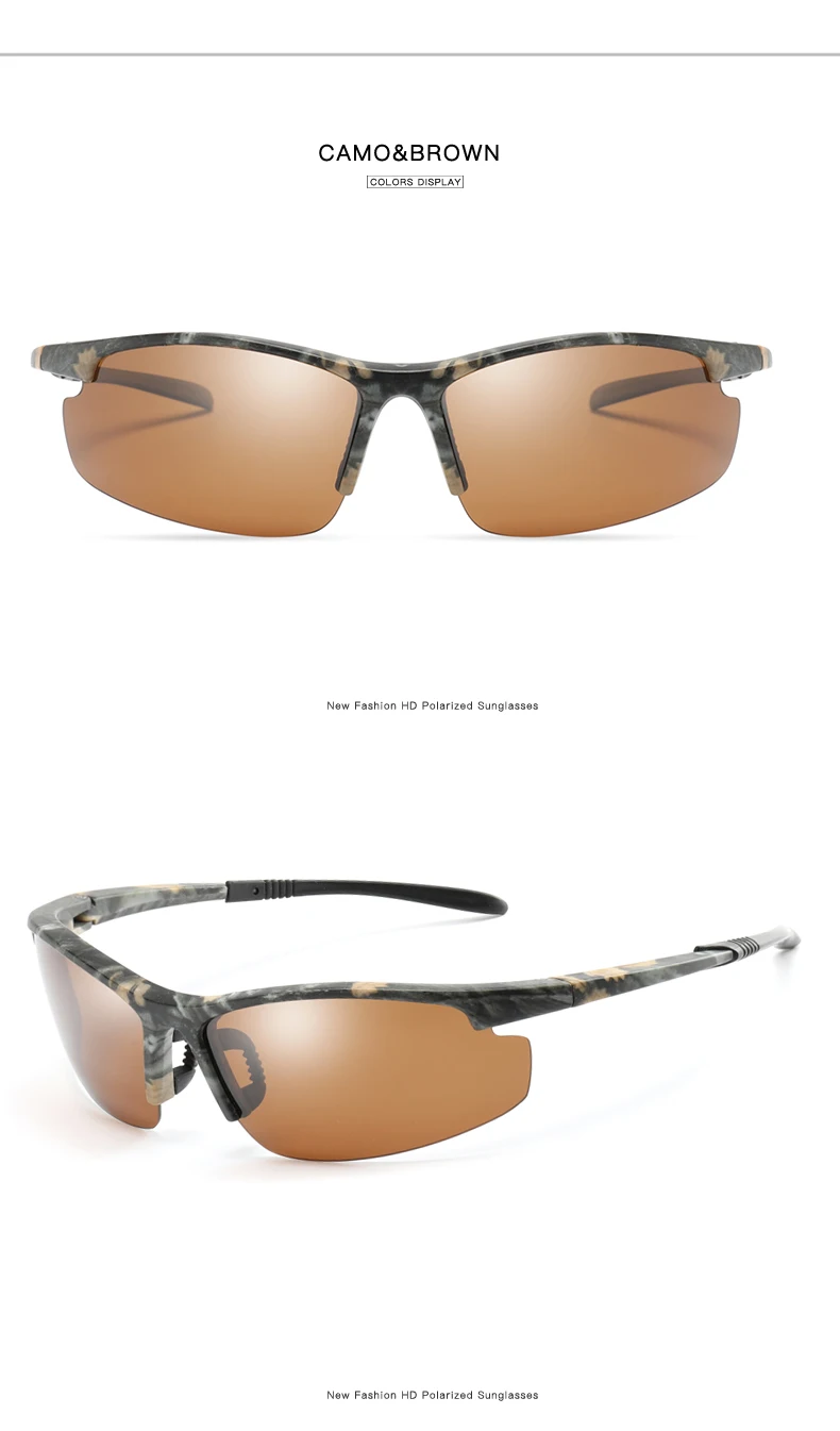 Высококачественные поляризованные солнцезащитные очки, мужские камуфляжные винтажные мужские солнцезащитные очки Polaroid для мужчин, De Sol Masculino, аксессуары для очков