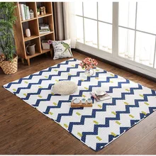 Коврик в японском стиле из хлопка, нескользящий игровой коврик для отдыха, мягкий ковер для гостиной, спальни, взрослых детей, татами, домашний декор