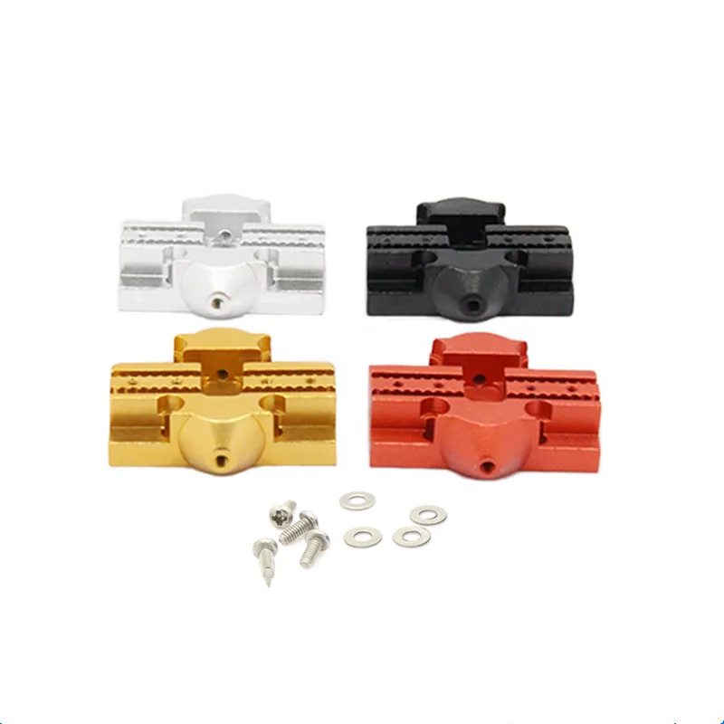 

1PC Delta Aluminum Block With Screw For 3D printer 4 Colors Tackle Aluminum Alloy Delta Moving Block For Reprap Kossel