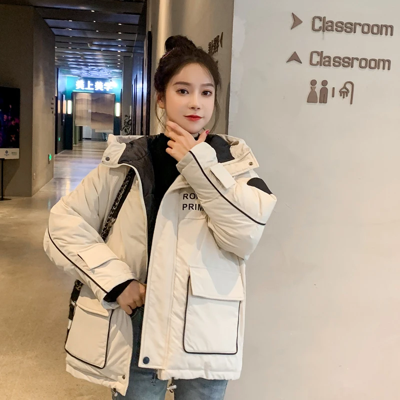 

New Fashion 2019 High Quality Winter Jacket Women Plus Size Winter Coat Hooded Warm Cotton Padded Long Parkas For Women Sz22