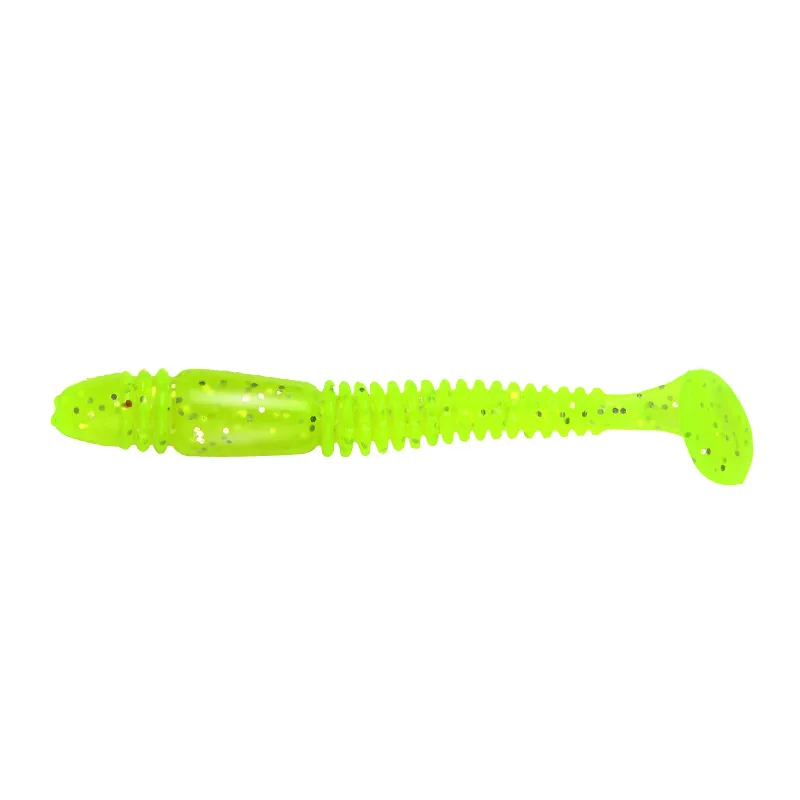 Soft Lure Bionic Fish Bait Lure Soft Bait 4.6g/8.3cm Rubber T-tail Soft Wobblers Worm Fishing Bait Fishing Gear jooyoo