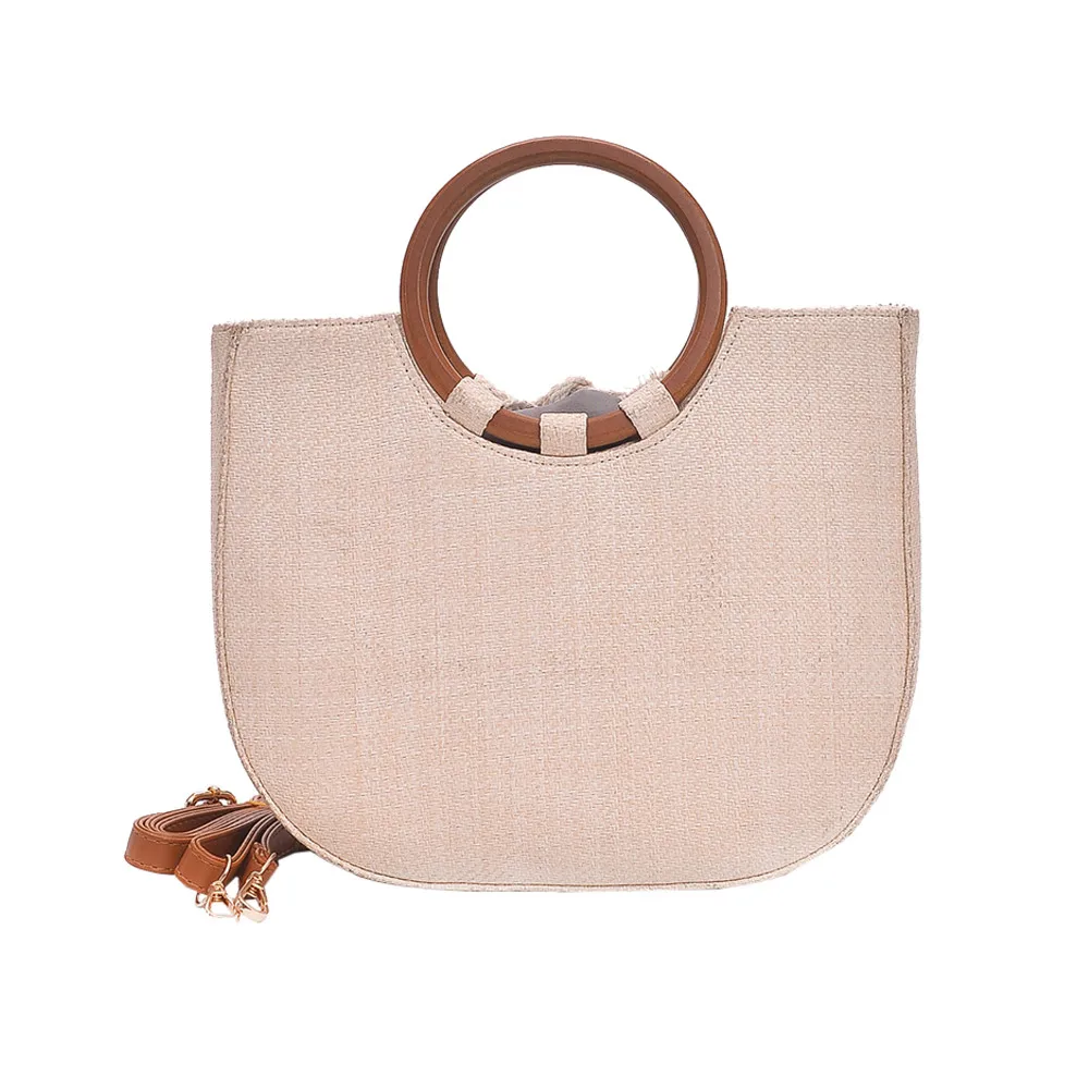

Handbags Women wild Fashion Cross body Bags Simple Weave Tote Shoulder Bag Messenger Bags circle handbag B2